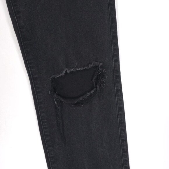 Abercrombie & Fitch Men’s Skinny Advanced Stretch Jeans Distressed Black 29x30 - Picture 12 of 14